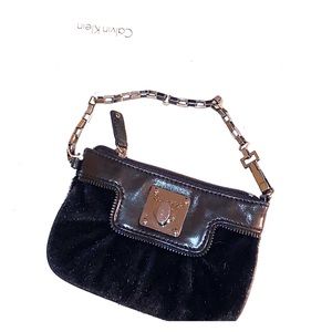 Calvin Klein wristlet hand bag black✨🖤